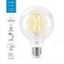 Bec LED inteligent WiZ Connected Filament Clear G95,Wi-Fi, E27, 6.7W (60W), 806 lm, lumina alba (2700-6500K), compatibilGoogle A