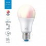 Bec LED RGB inteligent WiZ Connected Colors A60, Wi-Fi, E27, 8W (60W), 806 lm, lumina alba si color (2200-6500K), compatibil Goo