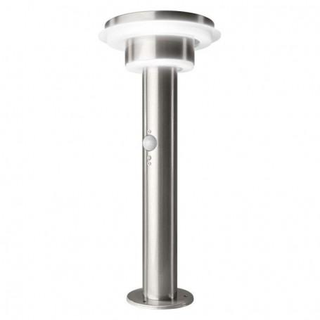 Stalp LED solar pentru exterior cu senzor de lumina si miscare Ledvance Endura Style Solar Post Sensor Double Circle, 6W, 3.2 V,