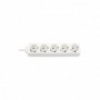 Prelungitor Bachmann SELLY 5xCEE7/3 PC, fara intrerupator, lungime cablu 1.5m, H05VV-F 3G1, alb