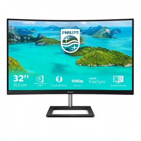 Monitor Philips 31.2" 322E1C/00, Curvature: 1500R, Diagonal (inch): 31.2, Diagonal (cm): 80, Aspect ratio: 16:9, Panel: VA, Reso