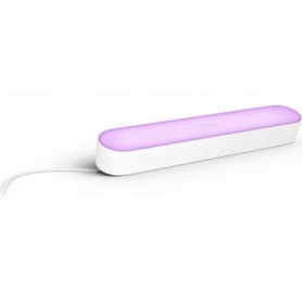 Lampa LED RGB Philips Hue Play, 6.6W, 530 lm, lumina alba si color (2000-6500K), IP20, 25.3cm, Alb
