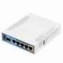 Mikrotik HAP AC office wireless device, RB962UIGS-5HACT2HNT Dualconcurrent triple chain 2.4/5GHz AP, 802.11ac/a/n/b/g, Five Giga