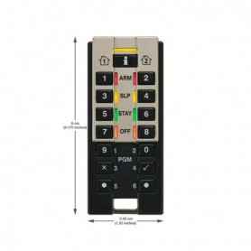 Telecomandă-Tastatură cu comunicatie bidirectionala Paradox REM3 Memorarea stării sistemului Telecomanda REM3 va păstra în memor