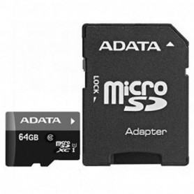 Card de Memorie MicroSDXC Adata, 64GB, Adaptor SD, Class 10