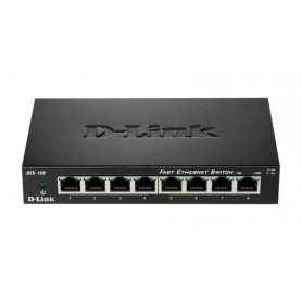 Switch D-Link DES-108, 8 port, 10/100 Mbps