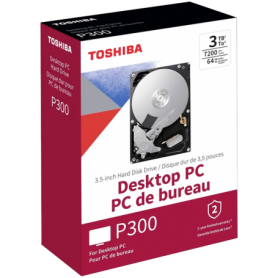HDD Desktop TOSHIBA 6TB P300 SMR, 3.5'', 128MB, 5400 RPM, SATA, retail pack