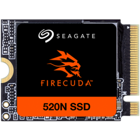 SSD SEAGATE FireCuda 520N 1.024TB M.2 2230-S2 PCIe Gen4 x4 NVMe 1.4, 3D TLC, Read/Write: 4800/4700 MBps, IOPS 800K/900K, Rescue 