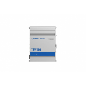 TELTONIKA INDUSTRIAL 8PORT UNMANAGED SWITCH TSW210, Interfata: 8 x ETH ports, 10/100/1000 Mbps, supports auto MDI/MDIX crossover