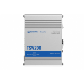 TELTONIKA INDUSTRIAL 8Port Unmanaged POE TSW200, Interfata: 8 x ETH ports, 10/100/1000 Mbps, supports auto MDI/MDIX crossover, 2
