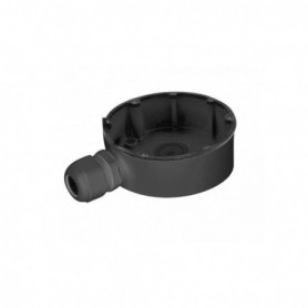 Doza conexiuni Hikvision DS-1280ZJ-DM18( black), culoare neagra, material aliaj de aluminiu, dimensiuni: 141.7 mm × 37 mm × Ø 11