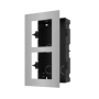 Panou frontal pentru 2 module de videointerfon modular Hikvision DS-KD- ACF2/S permite conectarea a 2 module de interfon modular