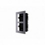 Panou frontal pentru 2 module de videointerfon modular Hikvision DS-KD- ACF2 permite conectarea a 2 module de interfon modular m
