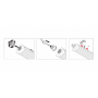 Lampa LED liniara Ledvance COMPACT GEN 1 , 55W, 220-240V, 6700 lm,lumina neutra (4000K), IP66, 159x8.6x6.8cm, policarbonat, Gri