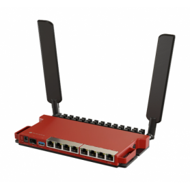 Mikrotik router wireless L009UiGS-2HaxD-IN, Procesor: 800Mhz, Memorie: 512mb RAM, 128Mb NAND, Interfata: 8 x 10/100/1000Mbps, 1 
