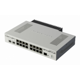 MIKROTIK ETHERNET ROUTER CCR2004-16G-2S+PC, 16 X 10/100/1000, 2XSFP+ Ports, CPU: AL32400 1200Mhz, Dimensiuni: 272 x 195 x 44 mm,