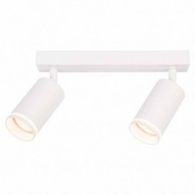 Spot dublu reglabil Vivalux KING, 2xGU10, max 2x35W, IP20, 220х55х165mm, Alb, becuri neincluse