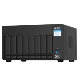 NAS QNAP 832PX 8-Bay, CPU Annapurna Labs Alpine AL324 1.7GHz Quad Core, RAM 4GB DDR4 SODIMM (max. 16GB), HDD 2.5"/3.5" SATA 6Gbp