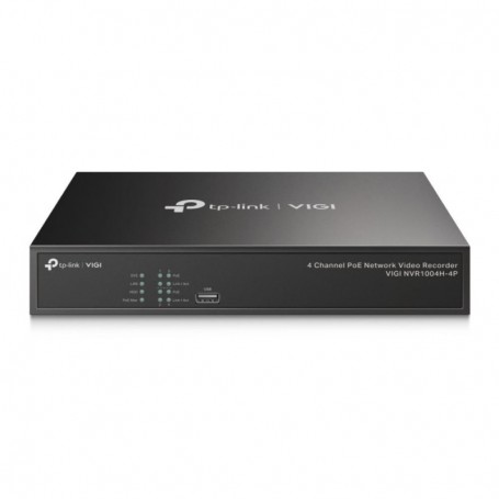 TP-Link POE+ Video recorder cu 4 canale de retea, Decodare: H.265 +/H.265/ H.264+/H.264, Rezolutie playback: 8MP/5MP/4MP/3MP/108