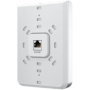 UniFi6 In-Wall. Wall-mounted WiFi 6 access point with a built-in PoE switch.