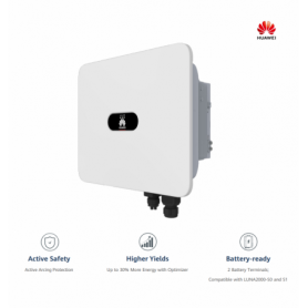 Invertor solar hibrid trifazat HUAWEI SUN2000-15K-MB0, max. 16,5kW, 2xMPPT, IP66, compatibil cu stocare LUNA2000