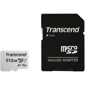 Transcend 512GB UHS-I U3, A1 microSD with Adapter, EAN: 760557847335