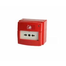 Buton de apelare R5A-RF pentru centrala de incendiu cu transmisie Radio. Este un dispozitiv RF care funcționează cu baterii, con