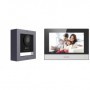 Kit videointercom IP Hikvision DS-KIS602(B), contine: DS-KD8003- IME1(B)/Surface × 1, DS-KH6320-WTE1 × 1, 4-port standard PoE sw