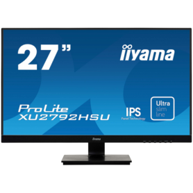 IIYAMA Monitor LED XU2792HSU-B6 27" IPS 1920 x 1080 @100Hz 16:9 250 cd/m² 1300:1 0.4ms HDMI DP USB x 4 3.2v Tilt