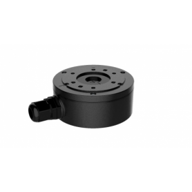 Doza conexiune camere Hikvision DS-1280ZJ-XS(Black) aluminiu, dimensiuni: Φ100 x 43.2 x 129mm, greutate: 320g, compatibil cu: ca