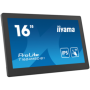 IIYAMA Monitor LED T1624MSC-B1 15.6” Full HD PCAP 10pt touchscreen monitor with IPS panel technology, integrated media player an