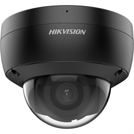 Camera de supraveghere IP Dome 6MP Hikvision DS-2CD2166G2-ISU(2.8MM) (C)/BK, lentila fixa: 2.8mm, iluminare min: Color: 0.003 Lu