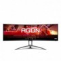 Monitor AOC 48.8" AG493UCX2, Curvature: 1800R, Diagonal (inch): 48.8, Diagonal (cm): 124, Aspect ratio: 32:9, Panel: VA, Resolut