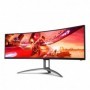 Monitor AOC 48.8" AG493UCX2, Curvature: 1800R, Diagonal (inch): 48.8, Diagonal (cm): 124, Aspect ratio: 32:9, Panel: VA, Resolut