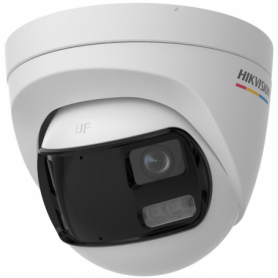 Camera de supraveghere Turret 3K Hikvision DS-2CE72KF3TP-DLS, lentila duala fixa 2.8mm, iluminare min: 0.0005 Lux @ (F1.0, AGC O