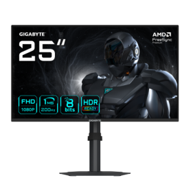 Gigabyte Monitor gaming 24.5" G25F2, Non-glare, Rezolutie: 1920 x 1080 (FHD), Luminozitate: 300 cd/m2 (TYP), Contrast: 1000:1, U