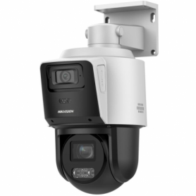 Camera de supraveghere IP PTZ 4MP+4MP Hikvision DS-2SE3C410MWG- E/14(2.8MM), lentila fixa 2.8mm, iluminare min: [Bullet channel]