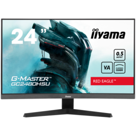 IIYAMA Monitor LED GC2480HSU-B1 23.6" VA Curved 1920 x 1080 180Hz 300 cd/m 3000:1 HDMI DP USB HUB Tilt