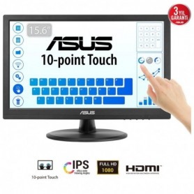 Monitor Asus 15.6" VT169HE, Touch: Yes, Diagonal (inch): 15.6, Diagonal (cm): 39, Aspect ratio: 16:9, Panel: IPS, Refresh Rate: 