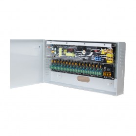 Surse alimentare 12V pentru camere Sursa alimentare CCTV 12V 16A 16 iesiri STR1216-16C Strong Euro Power