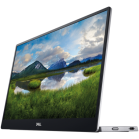 Monitor LED DELL Portable C1422H, 14", 1920x1080 @ 60Hz, 16:09, 700:1, 6ms , 300 cd/m2, 2x USB Type-C (Alt Mode DP1.2, HBR) , DP