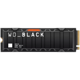SSD WD Black SN850 HeatSink 1TB M.2 2280 PCIe Gen4 x4 NVMe, Read/Write: 7000/5300 MBps, IOPS 1000K/720K, TBW: 600