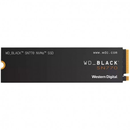 SSD WD Black SN770 250GB M.2 2280 PCIe Gen4 x4 NVMe, Read/Write: 2000/2000 MBps, IOPS 240K/470K, TBW: 200