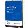 HDD Mobile WD Blue 2TB SMR (2.5'', 128MB, 5400 RPM, SATA 6Gbps)