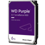 HDD Video Surveillance WD Purple 6TB CMR, 3.5'', 256MB, SATA, TBW: 180