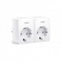 TP-Link MINI SMART WI-FI SOCKET TAPO P110(2-PACK), Protocol: IEEE 802.11b/g/n, Bluetooth 4.2 (doar pentru onboarding), 2.4 GHz, 