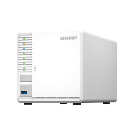 NAS QNAP 262 3-Bay, CPU Intel Celeron N5105/N5095 4-core/4-thread Processor, RAM 8 GB (onboard, not expandable), HDD 3.5" SATA 6