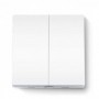 TP-LINK TAPO S220 intrerupator inteligent dublu (NECESITA HUB TAPO), Wireless: 868 MHz, incarcare maxima: 600 W LED/600W CFL/100