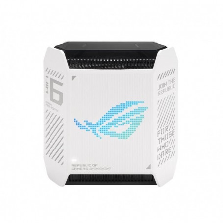 Router Wireless Asus GT6(W-1-PK)White, tri-band, WI-FI 6, Standard retea: WiFi 6 (802.11ax), IPv4, IPv6, Backwards compatible wi