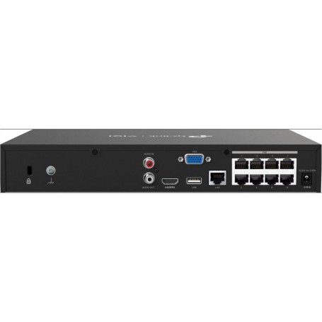 NVR PoE TP-Link VIGI 8 canale 1008H-8MP 113W, 8 MP,1 SATA Interface, max 10TB, H.265+ ONVIF, etecție mișcare, linie, intruziune,